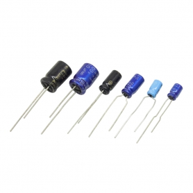 خازن الکترولیتی بدون پلاریته 0.47uF / 16V ژاپنی مارک ELNA