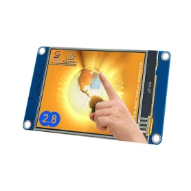 نمایشگر 2.8 اینچی فول کالر تاچ Nextion HMI مدل NX3224T028 دارای ارتباط سریال