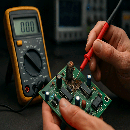 سیستم‌های هوشمند تشخیص خرابی قطعات الکترونیکی