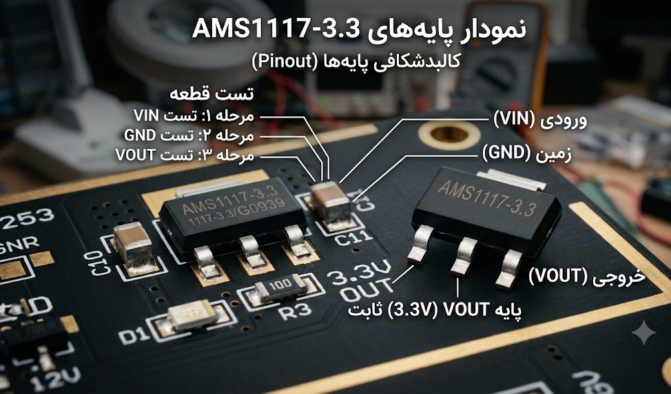 رگولاتور ولتاژ AMS1117